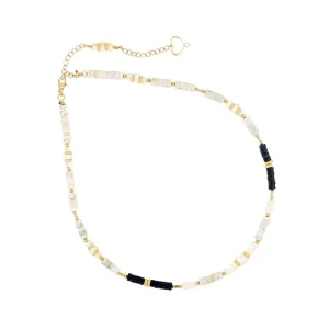 MAMAN ET SOPHIE Girocollo Mia Africa bianco e nero