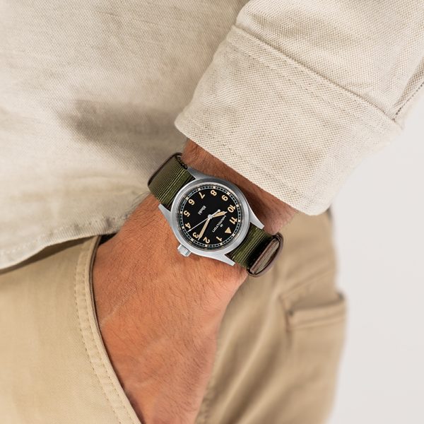HAMILTON Khaki Field Quarzo, Quadrante Nero, 38mm - immagine 3