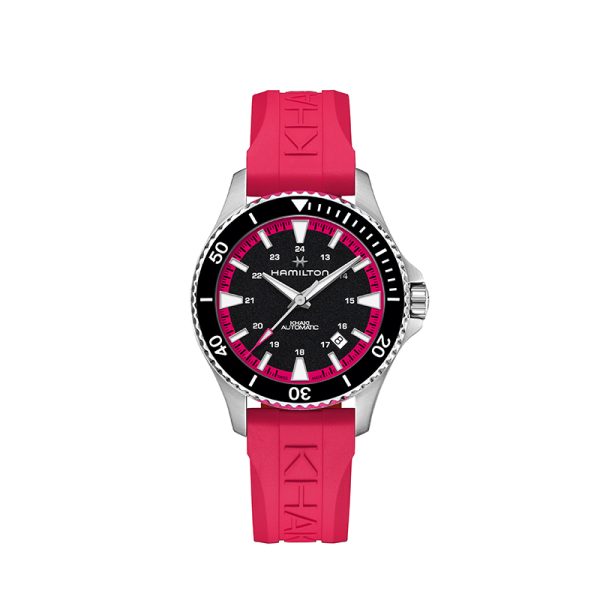 HAMILTON Khaki Navy Scuba Auto Fuxia
