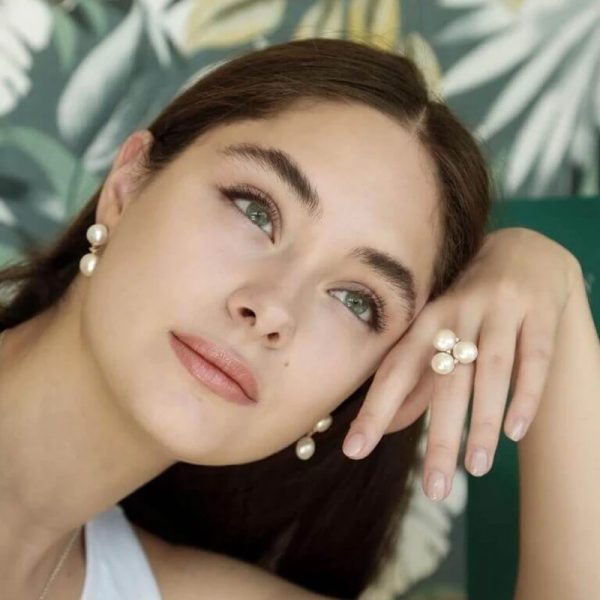 MIMì Orecchini argento e oro Blanche - immagine 2