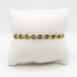 SCARABEO Intreccio Bracciale, Argento 925 Dorato