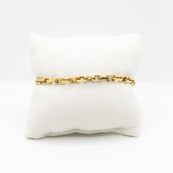 SCARABEO Intreccio Bracciale, Argento 925 Dorato