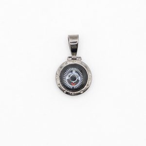 SCARABEO Bussole Charm Bussola, Argento 925 brunito