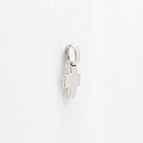 SCARABEO Croci D'Incanto Croce bombata, Oro bianco 18kt - immagine 2