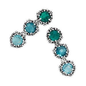 GIOVANNI RASPINI Orecchini Cascata Blue Ivy