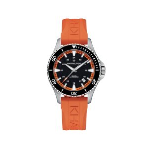 HAMILTON Khaki Navy Scuba Auto Arancio
